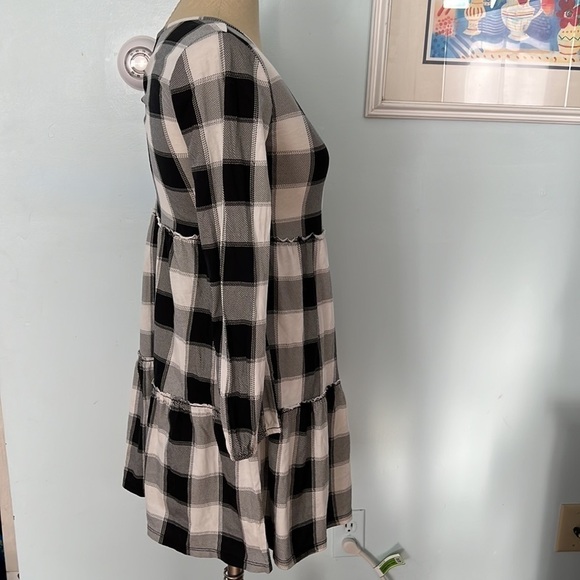 Old Navy Plaid GIRLS Jersey Knit Dress size XL 14-16 - Picture 3 of 6